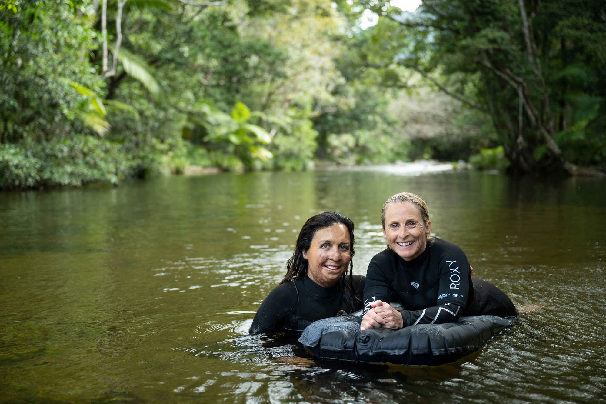 Sam Bloom and Turia Pitt – friendship after adversity.